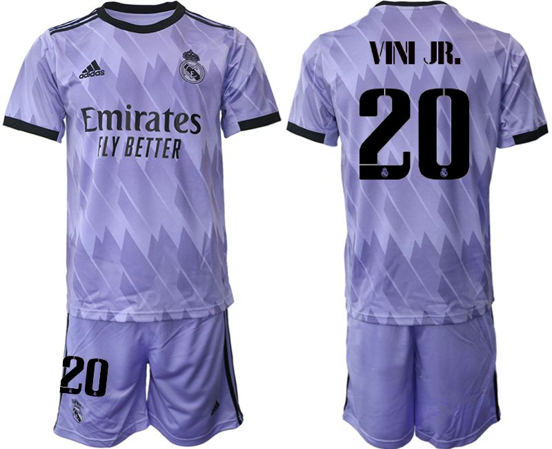 Men 2022-2023 Club Real Madrid away purple #20 Soccer Jersey
